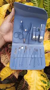 Manicure Professional Clipper Set – 16pcs Stainless Steel Nail Care Tools Grooming Kit - LIFE STORES UGANDA