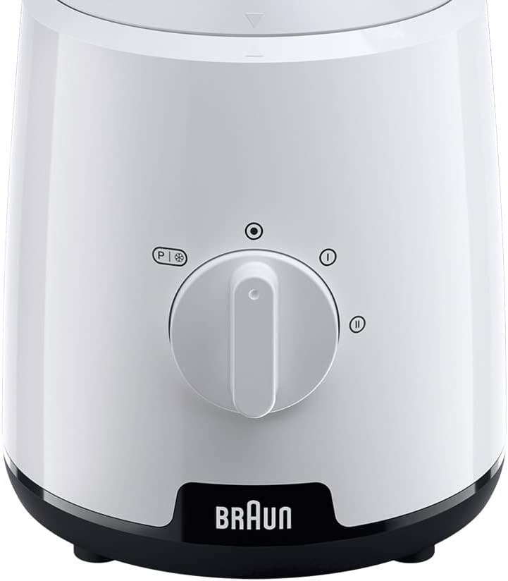 Braun JB1015 WH 600W Blender with 1.5L Jug & Chopper – Professional Power for Smoothies, Soups & More