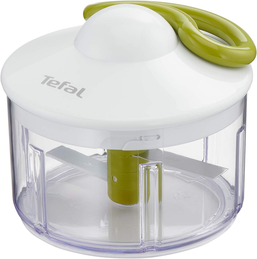 Tefal K1330404 Manual Food Chopper – 500ml with Stainless Steel Blades, 5-Second Chop