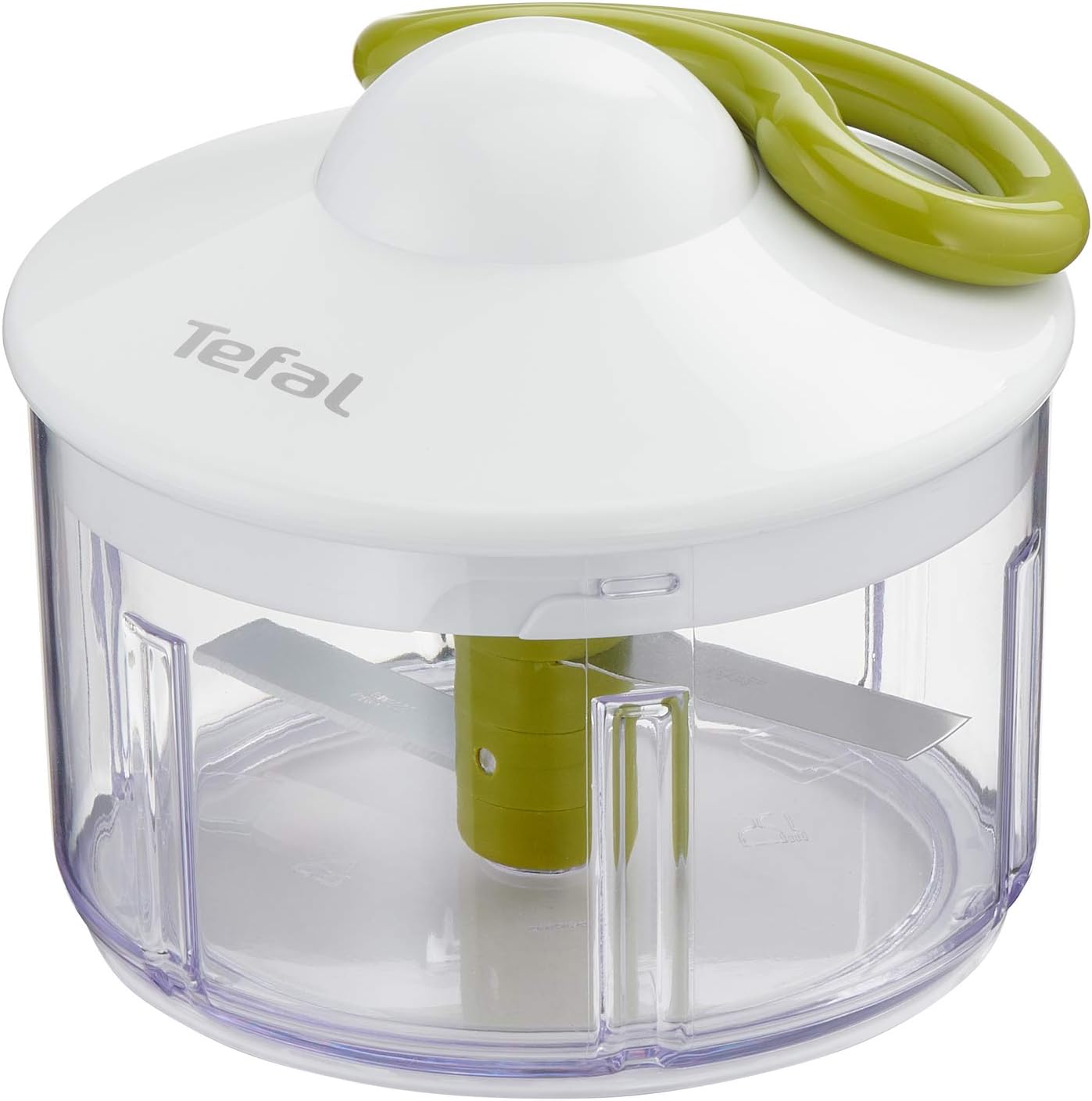Tefal K1330404 Manual Food Chopper – 500ml with Stainless Steel Blades, 5-Second Chop