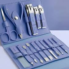 Manicure Professional Clipper Set – 16pcs Stainless Steel Nail Care Tools Grooming Kit - LIFE STORES UGANDA