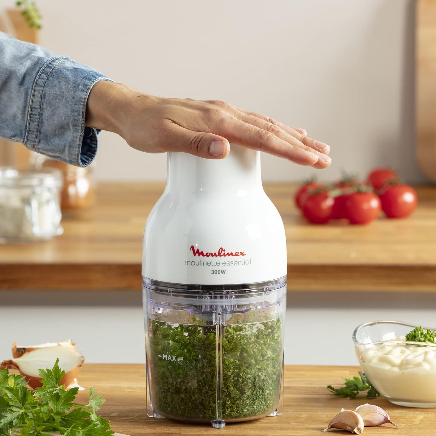 Moulinex DJ520127 300W Chopper & Mill – Compact Power for Flawless Chopping