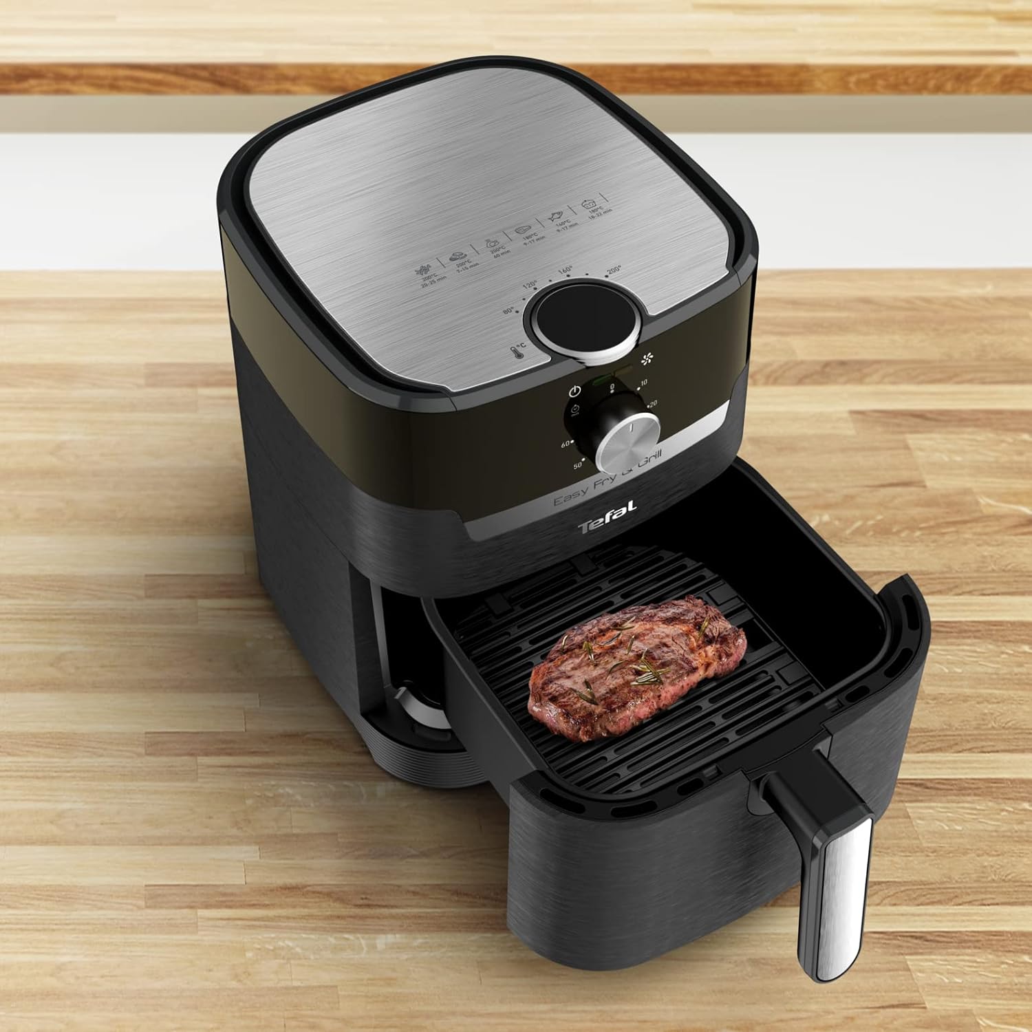 Tefal Easy Fry Classic EY501827  – 2-in-1 Air Fryer & Grill (4.2L, 1400W) – Crispier Food, 70% Less Energy