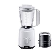 Braun JB1015 WH 600W Blender with 1.5L Jug & Chopper – Professional Power for Smoothies, Soups & More