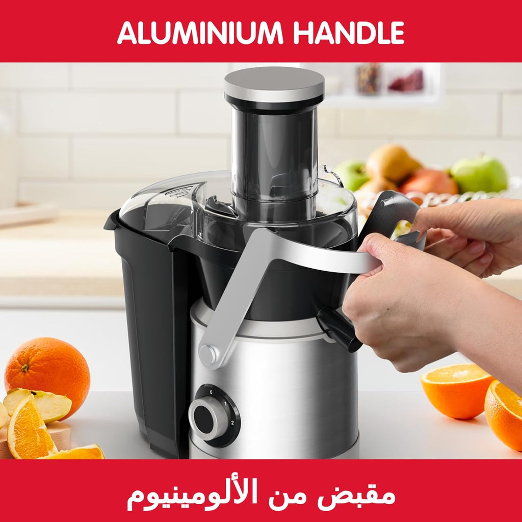 Moulinex,JU660D27 Nutri XXL Juicer – 1000W Power | XXL Feeding Tube | 2.2L Capacity