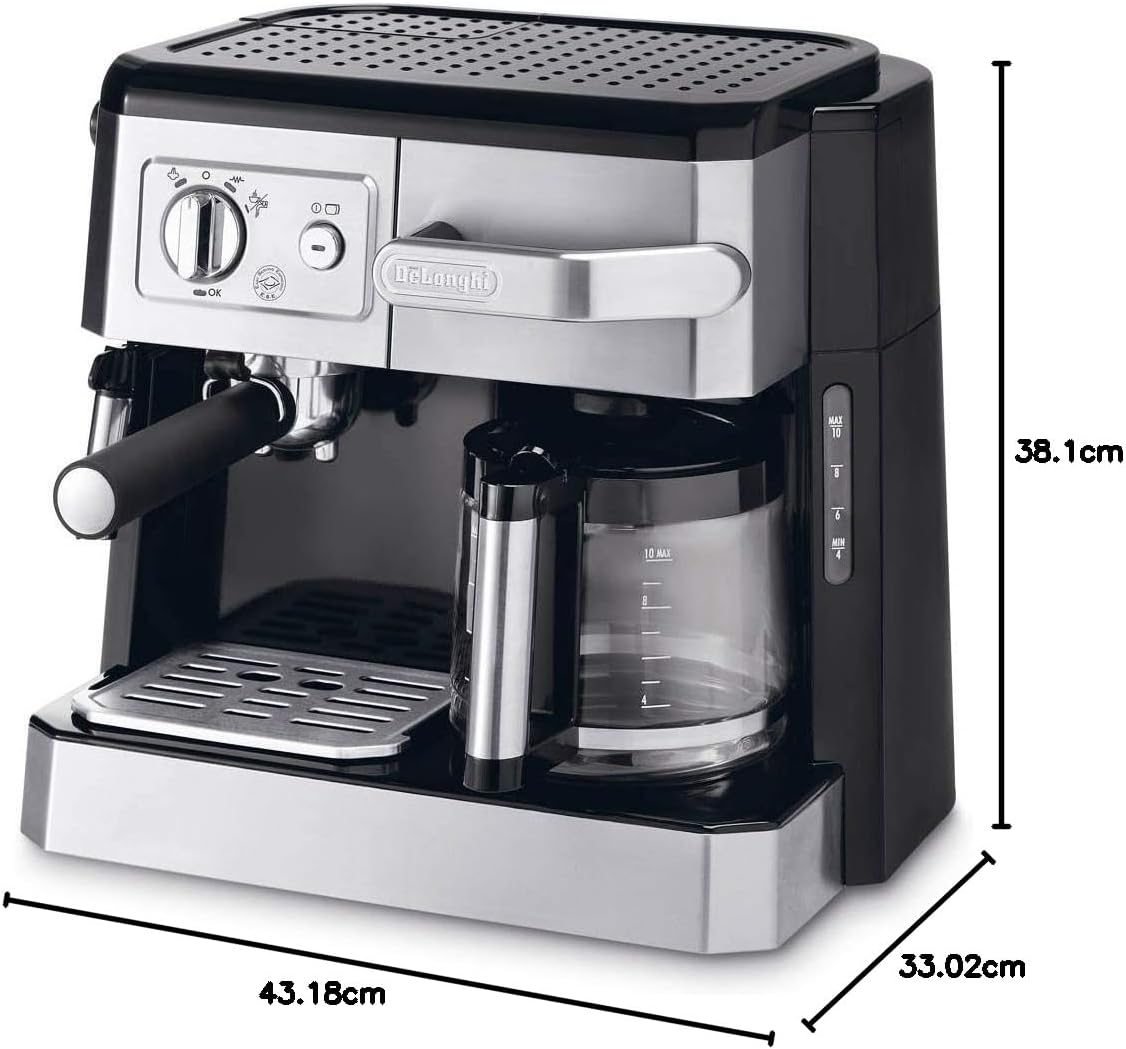 De'Longhi BCO 421.S Combike Coffee Maker – The Ultimate All-in-One Coffee Experience
