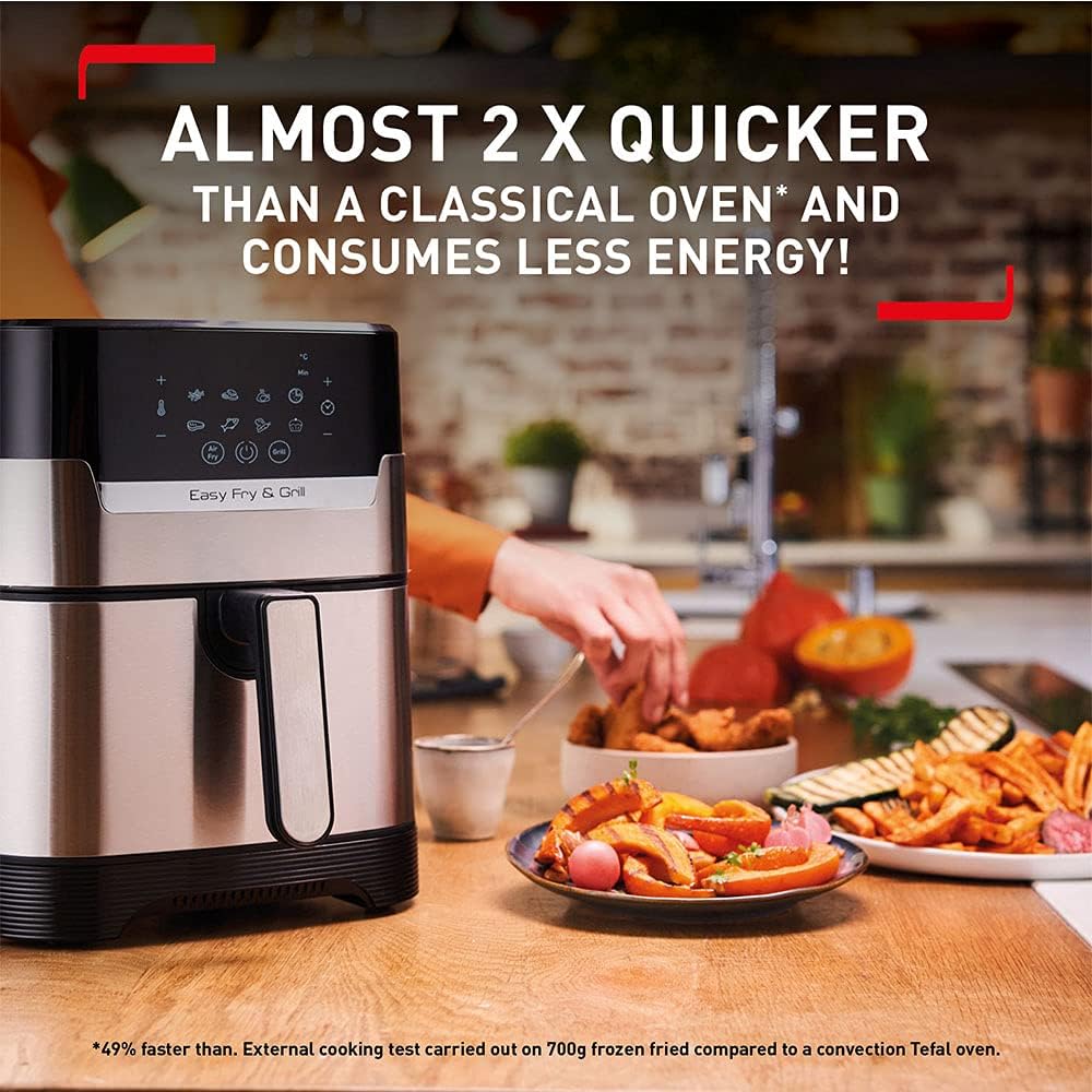 Tefal Easy Fry & Grill EY505D27 – 4.2L 3-in-1 Air Fryer, Grill & Oven (1550W) – Crispy, Healthy Meals in Minutes