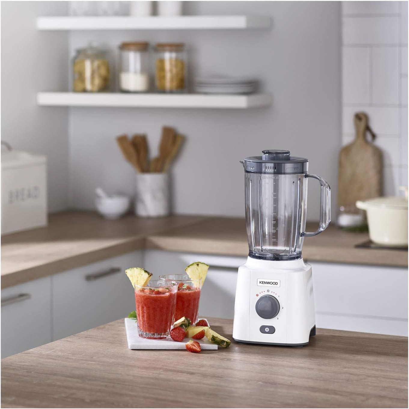 Kenwood BLP41.C0WH 650W Blender + 2L Plastic Jug & Multi Mill.