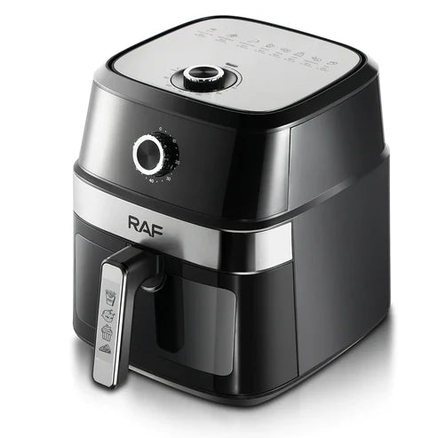 RAF 1800W 8L Manual Control Deep Cooking Oil-Free Air Fryer – Healthy, Fast, & Versatile Cooking Solution - LIFE STORES UGANDA