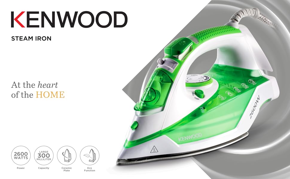 Kenwood STP70.000WG Steam Iron – 2600W Nuclear-Powered Ironing Beast