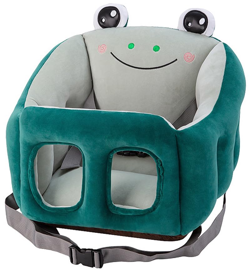 Toyshine Sofa Seat for Babies | Cartoon-Style Baby Chair with Backrest & Armrests | Soft, Supportive Infant Seat | Stimulating Textures & Sensory Play
