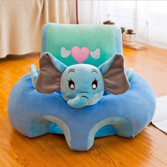 Infant Sitting Chair | Safe Baby Sofa Support Chair | Super Soft Plush, Ergonomic Back Design, Non-Slip Bottom | Floor Seat for Babies