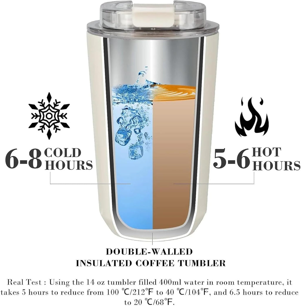 StellarFlask 320ml Insulated Tumbler – Leak-Proof Travel Mug, Stainless Steel Vacuum Thermos Cup