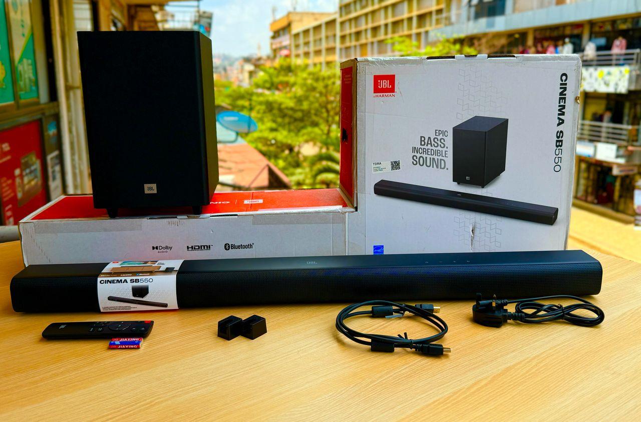 JBL Cinema SB550 3.1Ch Wireless Soundbar – Immerse Yourself in Premium Sound - LIFE STORES UGANDA
