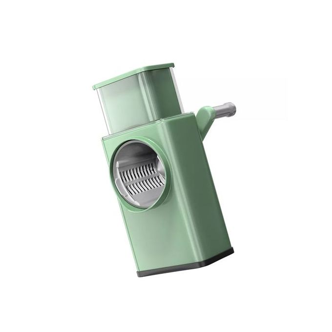 Manual Rotary Grater & Vegetable Slicer – Fast Effortless Grating, Adjustable Thickness, Strong Suction Base