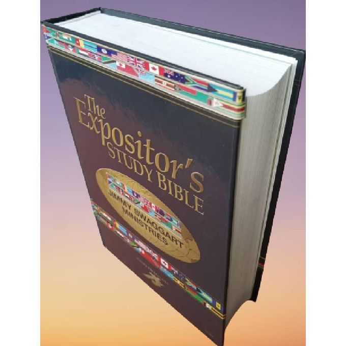 KJV The Expositor's Study Bible | Jimmy Swaggart Ministries | Award-Winning KJV Study Bible with Concordance, Maps, Bible Dictionary & Encyclopedia | Large Print Hardcover