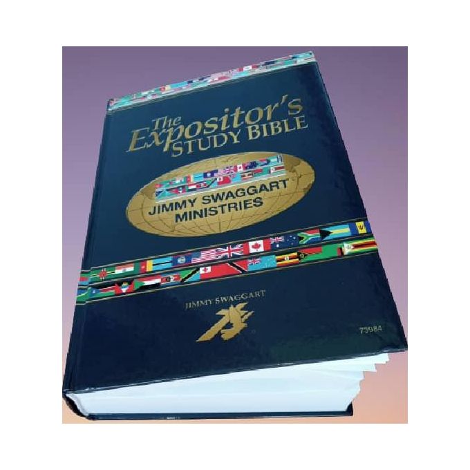 KJV The Expositor's Study Bible | Jimmy Swaggart Ministries | Award-Winning KJV Study Bible with Concordance, Maps, Bible Dictionary & Encyclopedia | Large Print Hardcover
