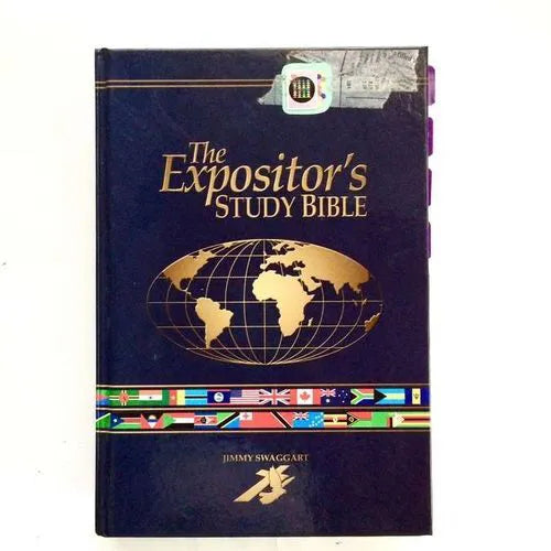 KJV The Expositor's Study Bible | Jimmy Swaggart Ministries | Award-Winning KJV Study Bible with Concordance, Maps, Bible Dictionary & Encyclopedia | Large Print Hardcover