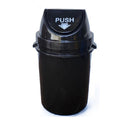 Kenpoly 50L PVC Plastic Dustbin – Large Round Trash Bin with Lid, Heavy-Duty Waste Bin for Home & Outdoor