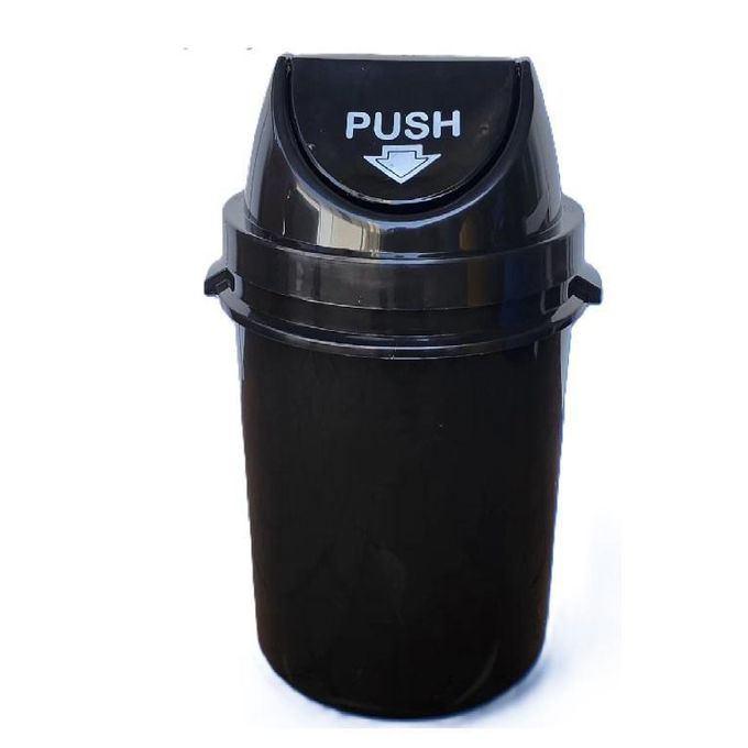 Kenpoly 50L PVC Plastic Dustbin – Large Round Trash Bin with Lid, Heavy-Duty Waste Bin for Home & Outdoor