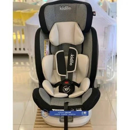 Kidilo 360° Rotation ISOFIX Car Seat | Swivel Car Seat from Birth to 12 Years | Model KBH 311