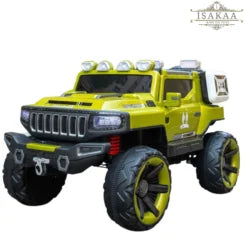 Jumbo Jeep Ride-On Car for Kids | 2-Seater 12V Electric Car with Remote Control, Bluetooth & 4WD | Up to 75kg, Ages 1-15 Years (Model JB500)