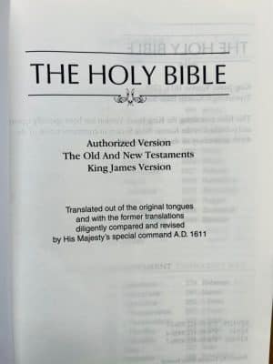 KJV Holy Bible – King James Version with Words of Christ in Red, Full- Maps