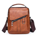 Leather Crossbody Bags for Men | Brown Genuine Leather Messenger Bag