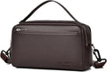 Men's Vintage Shoulder Bag | Small Leather Crossbody Hand Bag for Travel & Work