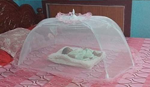 Mommas Baby Mosquito Net - Pop-Up Foldable Portable Infant Net for Crib, Stroller & Travel, Lightweight