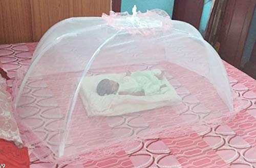 Mommas Baby Mosquito Net - Pop-Up Foldable Portable Infant Net for Crib, Stroller & Travel, Lightweight