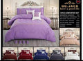 Lyrac Jack 12-Piece Cotton Comforter Set - 6x6 Duvet Cover & 13-Piece Bedding Ensemble with Bedspread & Slippers
