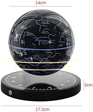 Magnetic Levitating Moon Lamp – Licensed by Levitation Arts | 10 Color LED Effects | Wireless Charging | 5.5” Floating Globe