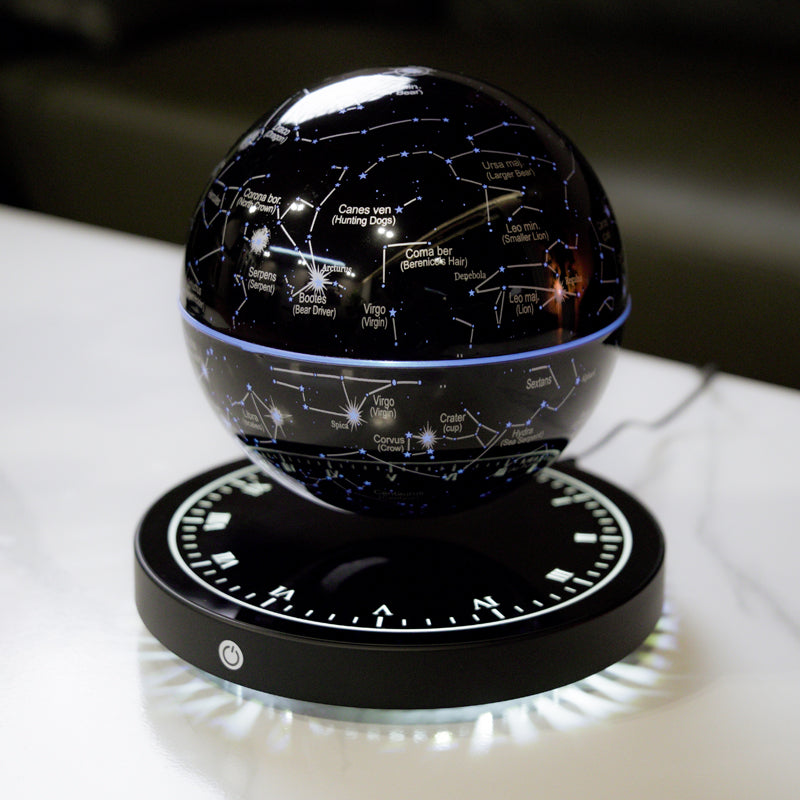 Magnetic Levitating Moon Lamp – Licensed by Levitation Arts | 10 Color LED Effects | Wireless Charging | 5.5” Floating Globe