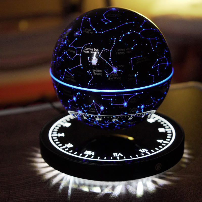 Magnetic Levitating Moon Lamp – Licensed by Levitation Arts | 10 Color LED Effects | Wireless Charging | 5.5” Floating Globe