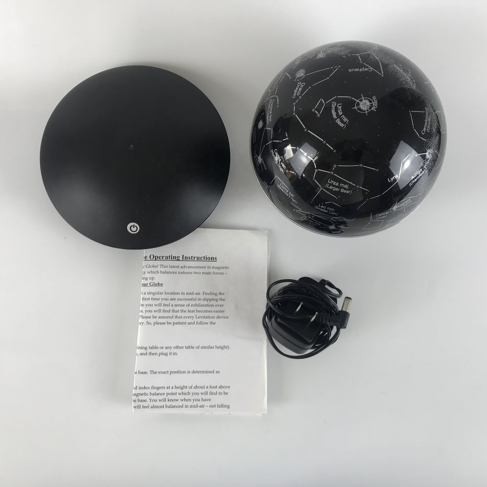 Magnetic Levitating Moon Lamp – Licensed by Levitation Arts | 10 Color LED Effects | Wireless Charging | 5.5” Floating Globe