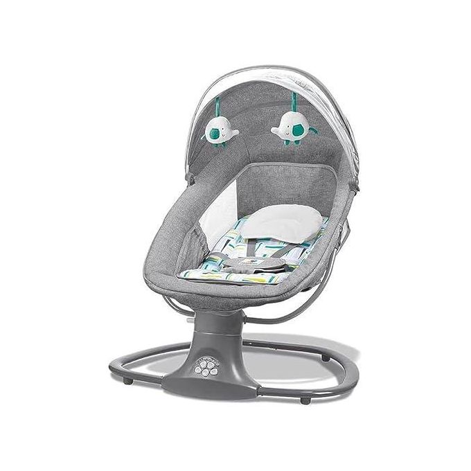 Mastella Deluxe 3-in-1 Baby Swing Bed | Rocker, Sleeper & Bassinet with 5 Swing Speeds, Bluetooth Music & Mosquito Net | 15 Melodies, USB, 0-18kg (3-36 Months)