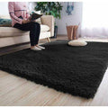 Medium Fluffy Super Thick Washable Silk Plush Carpet (1.5x2m) - Non-Slip Bedroom & Living Room Floor Mat with Stitching Design