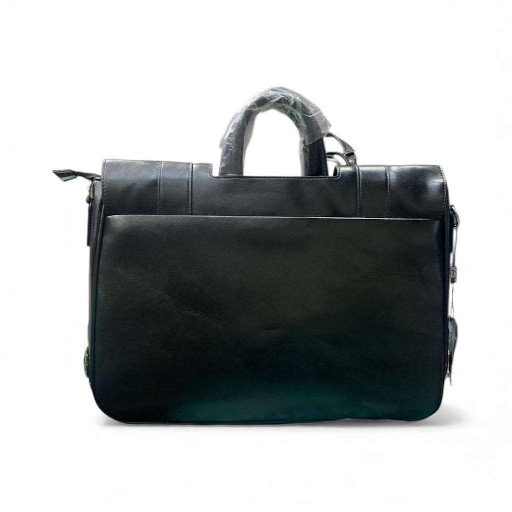 Men's Leather Briefcase | Montblanc-Style Executive Satchel Bag