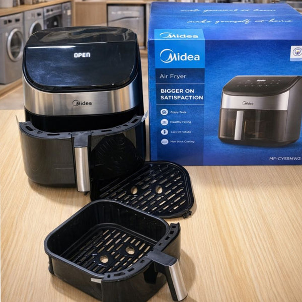 Midea 5.5L Digital Air Fryer MF-CYSSMW2 – 1800W, 7 Presets, HeatXpress Technology