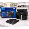 Midea 8.5L Air Fryer MF-TN85WK2 – 1900W, Large Capacity, Oil-Free Cooking