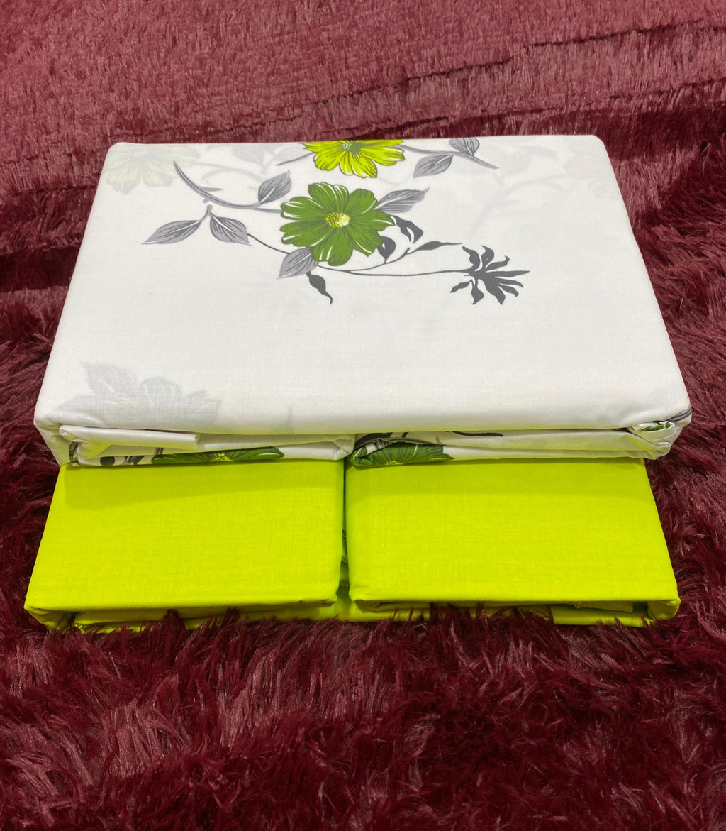 Mix and Match Bedsheet Set - 4 Pillowcases & 2 Bedsheets for Versatile Bedding Combinations