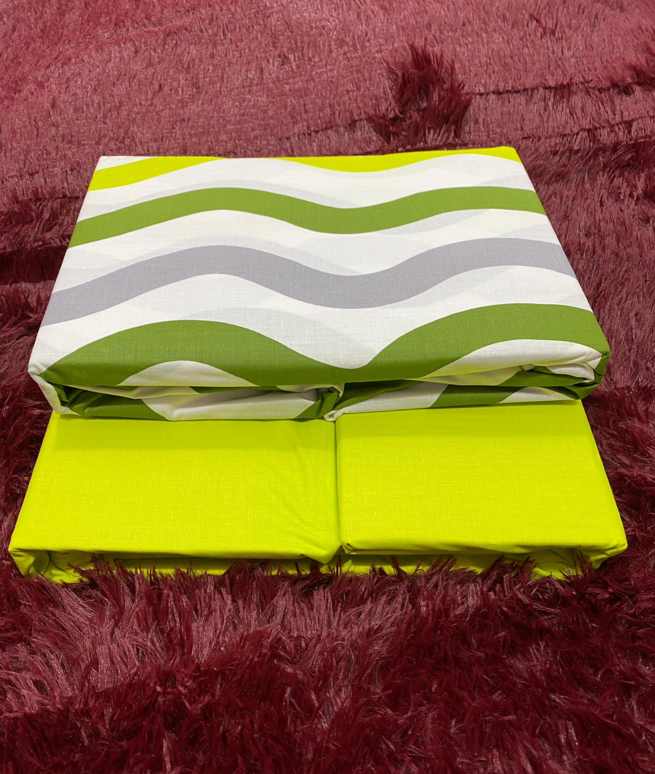 Mix and Match Bedsheet Set - 4 Pillowcases & 2 Bedsheets for Versatile Bedding Combinations