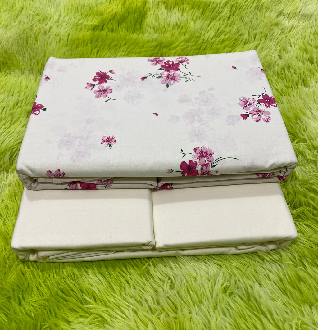Mix and Match Bedsheet Set - 4 Pillowcases & 2 Bedsheets for Versatile Bedding Combinations