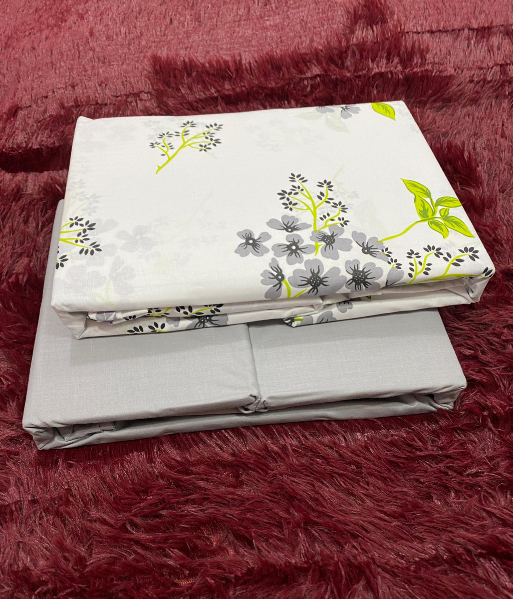 6-Piece Mix & Match Cotton Bedsheet Set - 2 Bedsheets & 4 Pillowcases, Multicolour Collection