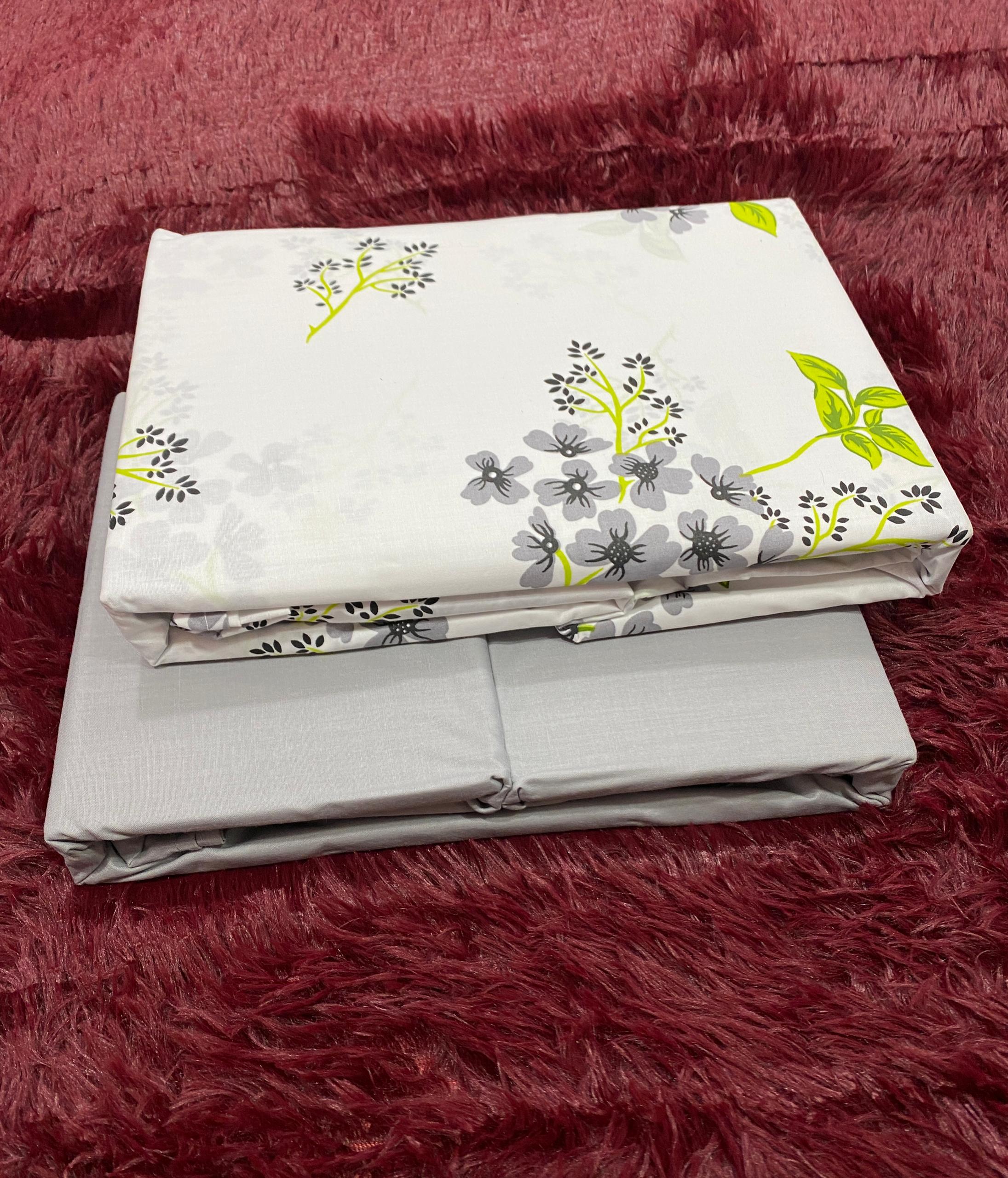 6-Piece Mix & Match Cotton Bedsheet Set - 2 Bedsheets & 4 Pillowcases, Multicolour Collection