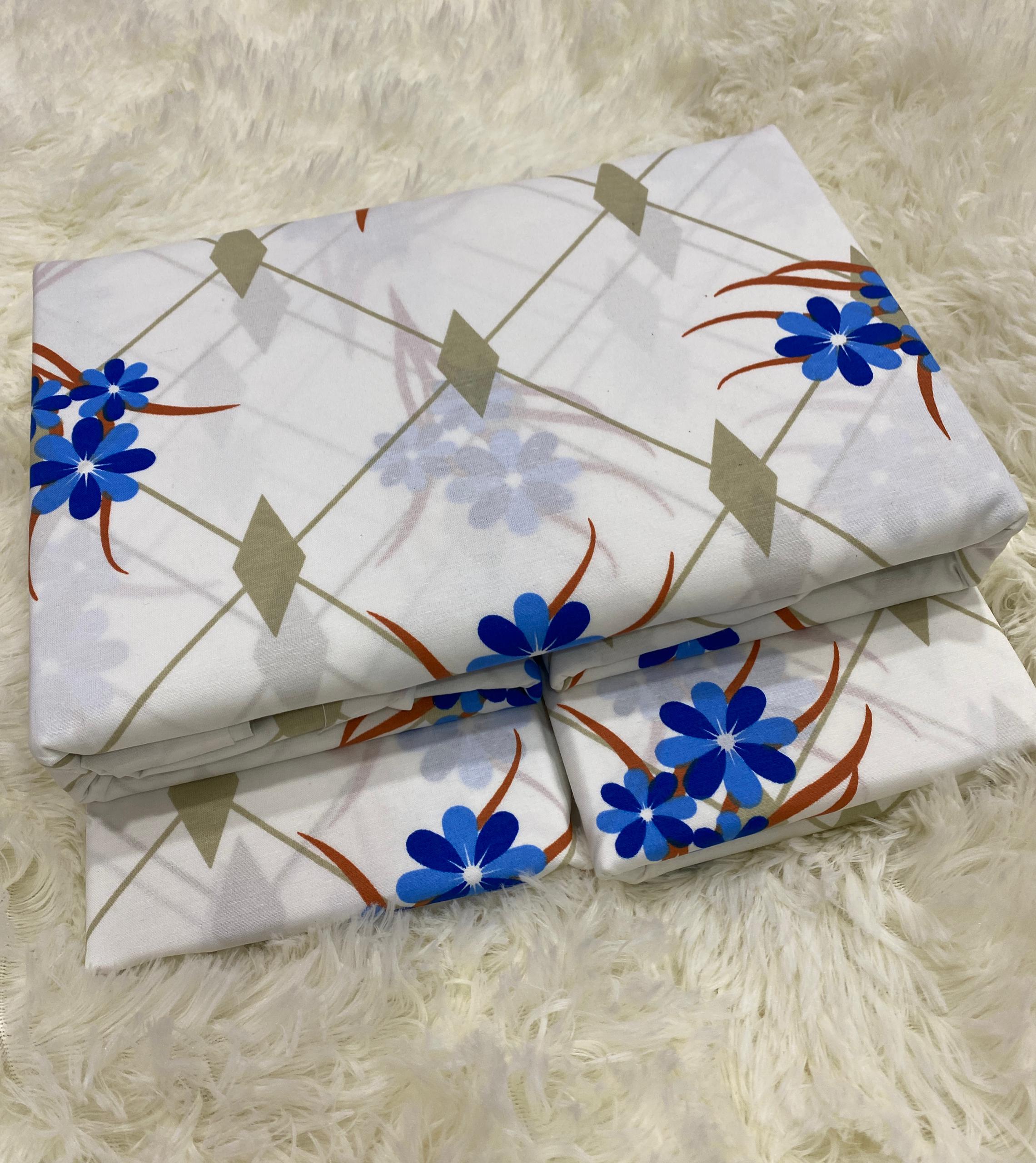 Mix & Match Bedsheet Set - 4 Pillowcases & 2 Bedsheets, Multicolour Coordinated Bedding Collection