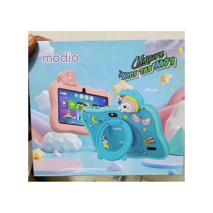 Modio M71 Kids Tablet PC | 7" Unicorn Design with Silicone Case & Parental Controls