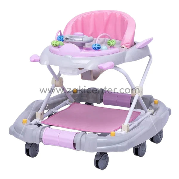 4-in-1 Multi Functional Baby Walker | Convertible Activity Center, Push Walker, Ride-On & Learning Toy | For Infants & Toddlers