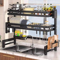 Over Sink Dish Rack – Heavy Duty Stainless Steel Organizer, Space-Saving Multi-Function Storage
